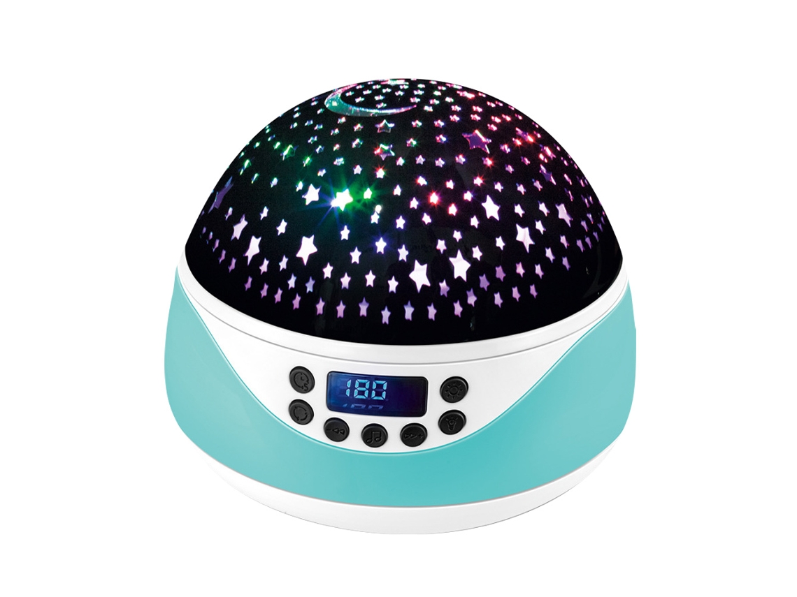Proyector de estrellas para niños, luces nocturnas con temporizador, lámpara de luna y estrella para bebé
