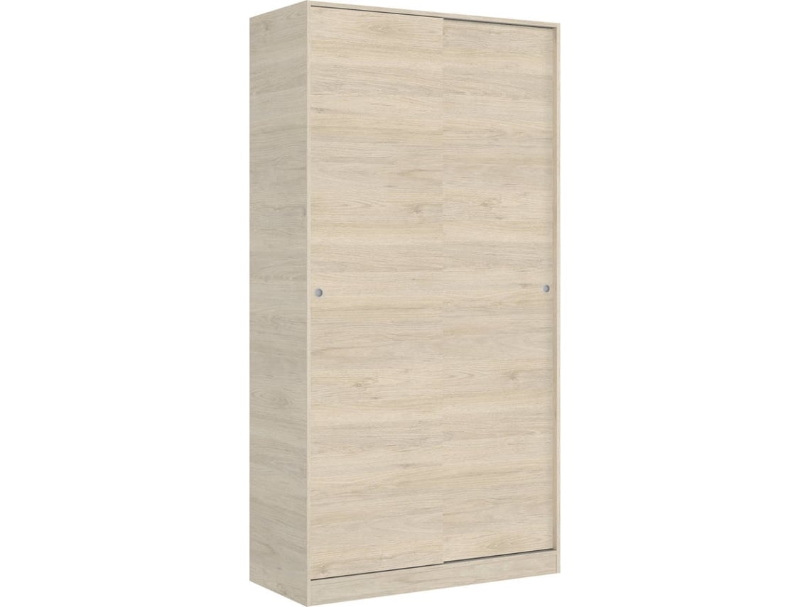 Armario 2 Puertas Corredera Plus 100 DKIT Slide (Natural - 204x100x50 cm)