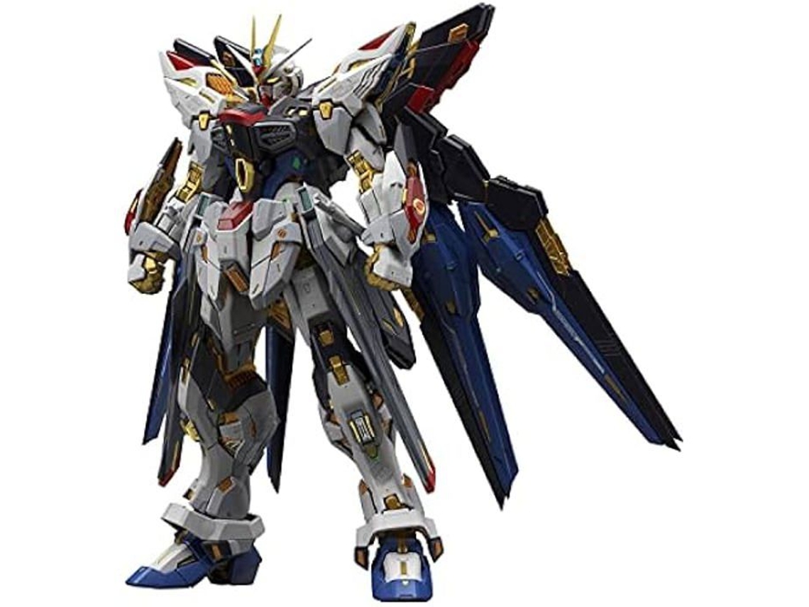 Kit de modelo Bandai Spirits Mgex 1/100 Strike Freedom Gundam Blue para mayores de 14 años (mixto)