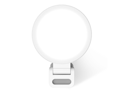 Luz complementaria para transmisión en vivo móvil, luz LED portátil para selfies/fotografía, mini luz redonda K01 para belleza Sfuchos
