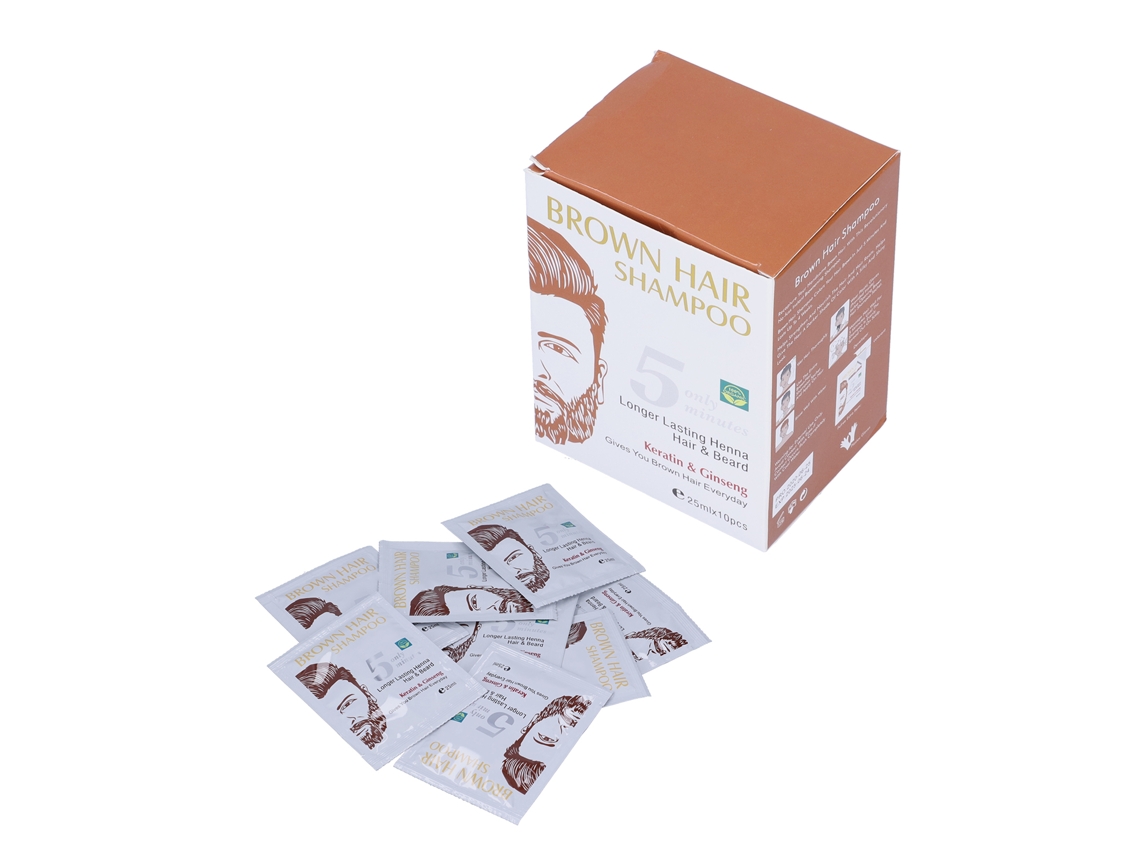 10 Champús Colorantes 3 En 1 De 25 Ml Con Extractos De Plantas Y Tinte Natural Para El Cabello, Unisex.