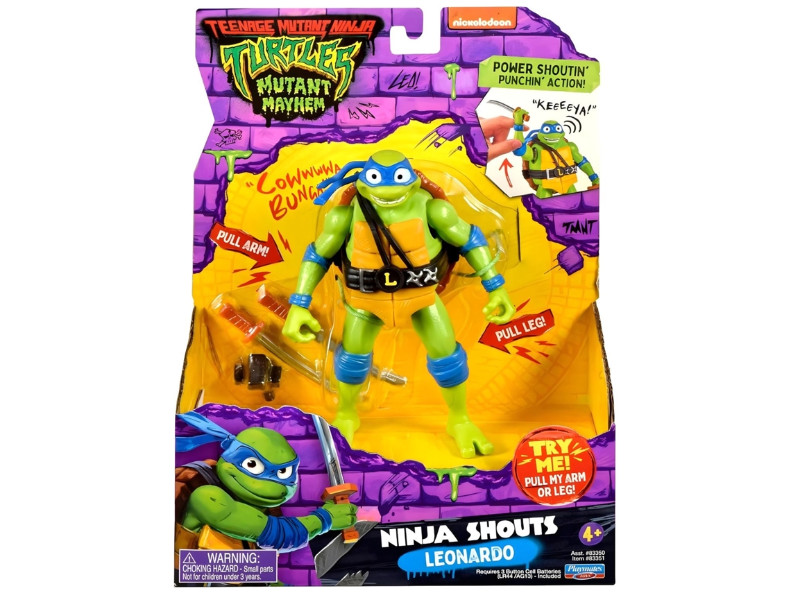 Tartarugas Ninja grita Leonardo FAMOSO