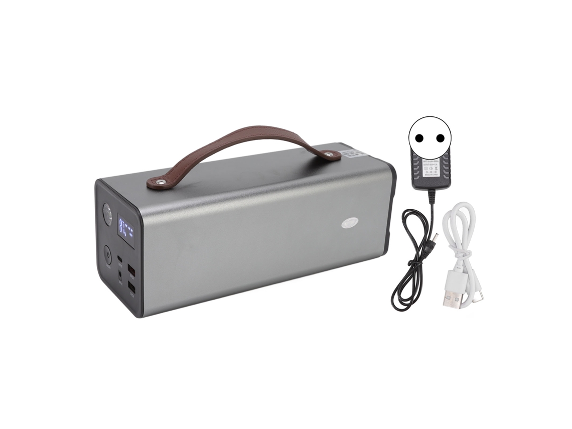 Banco de energía portátil de 32 000 mAh, alta potencia, almacenamiento de energía para acampar al aire libre, fuente de alimentación de 100-240 V