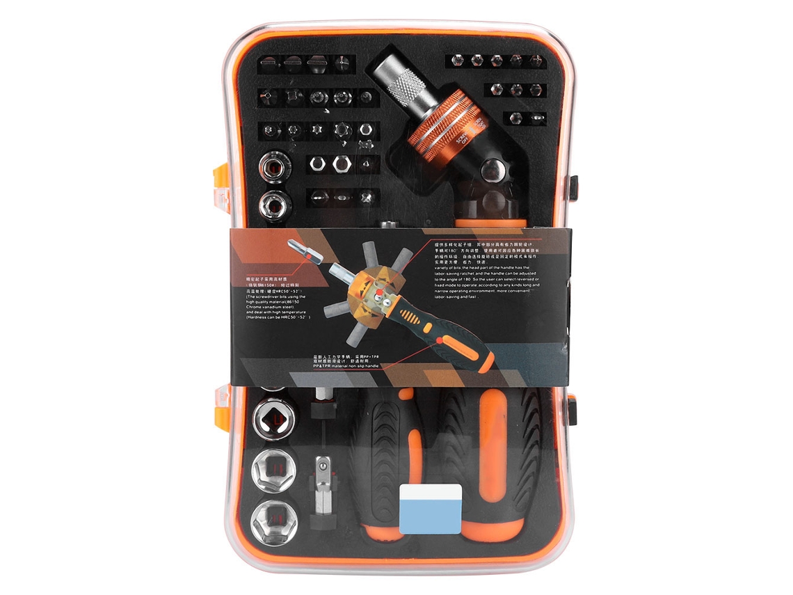 Herramientas De Reparación De Ordenadores (destornillador De Tuercas De Trinquete De Reparación Multifuncional) Kit De Herramientas De Reparación De Ordenadores Jm De 43 Piezas