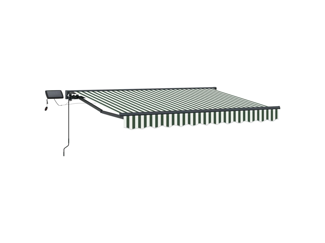 Vidaxl Armazón De Toldo Manual Con Leds 3 X 2 M