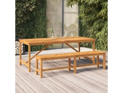 Lovely Home Banco de Jardín 180 Cm Madera de Acacia Maciza