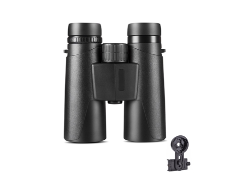 BISBISOUS Prismáticos de observación de aves 10X para caza y observación de aves Negro