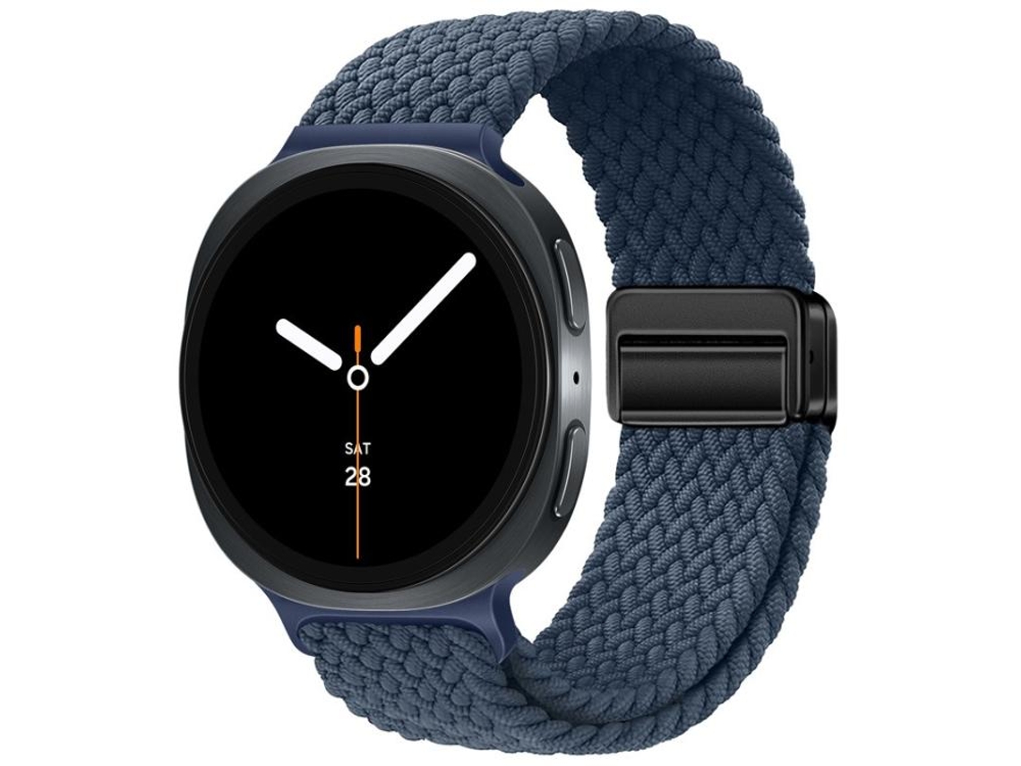 Correa para Samsung Galaxy Watch 8/8 Classic - Nylon trenzado con hebilla magnética clásica