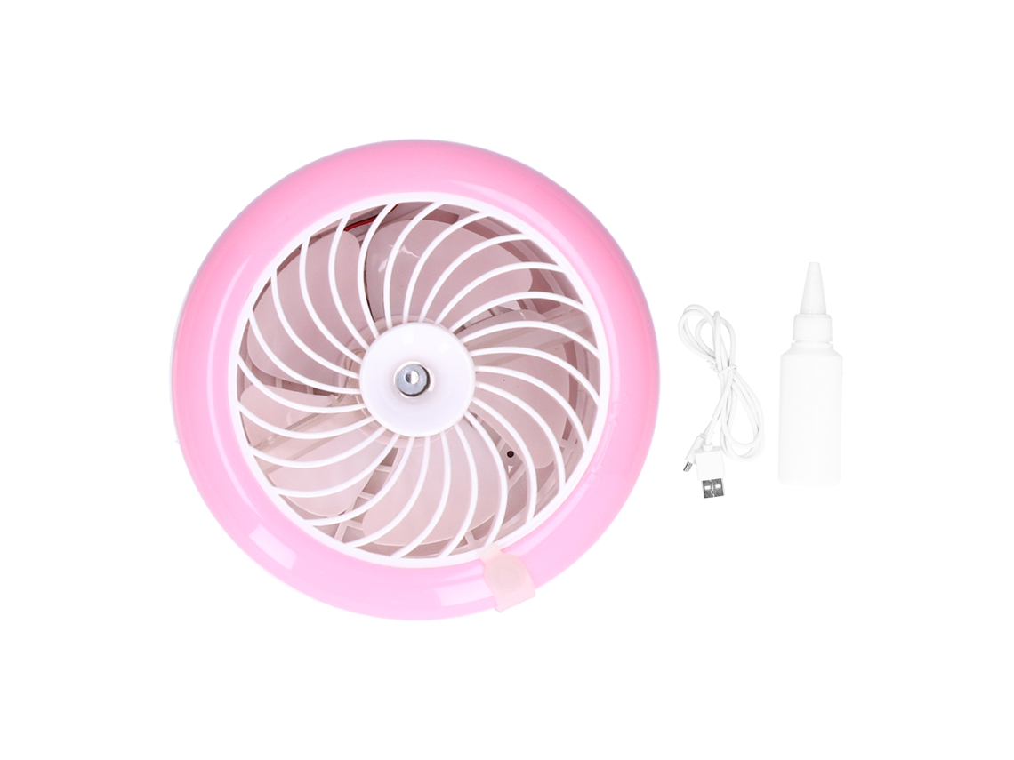 Mini Ventilador De Mesa Humidificador Con Rociador De Agua Usb Para El Hogar Y La Oficina, Portátil.