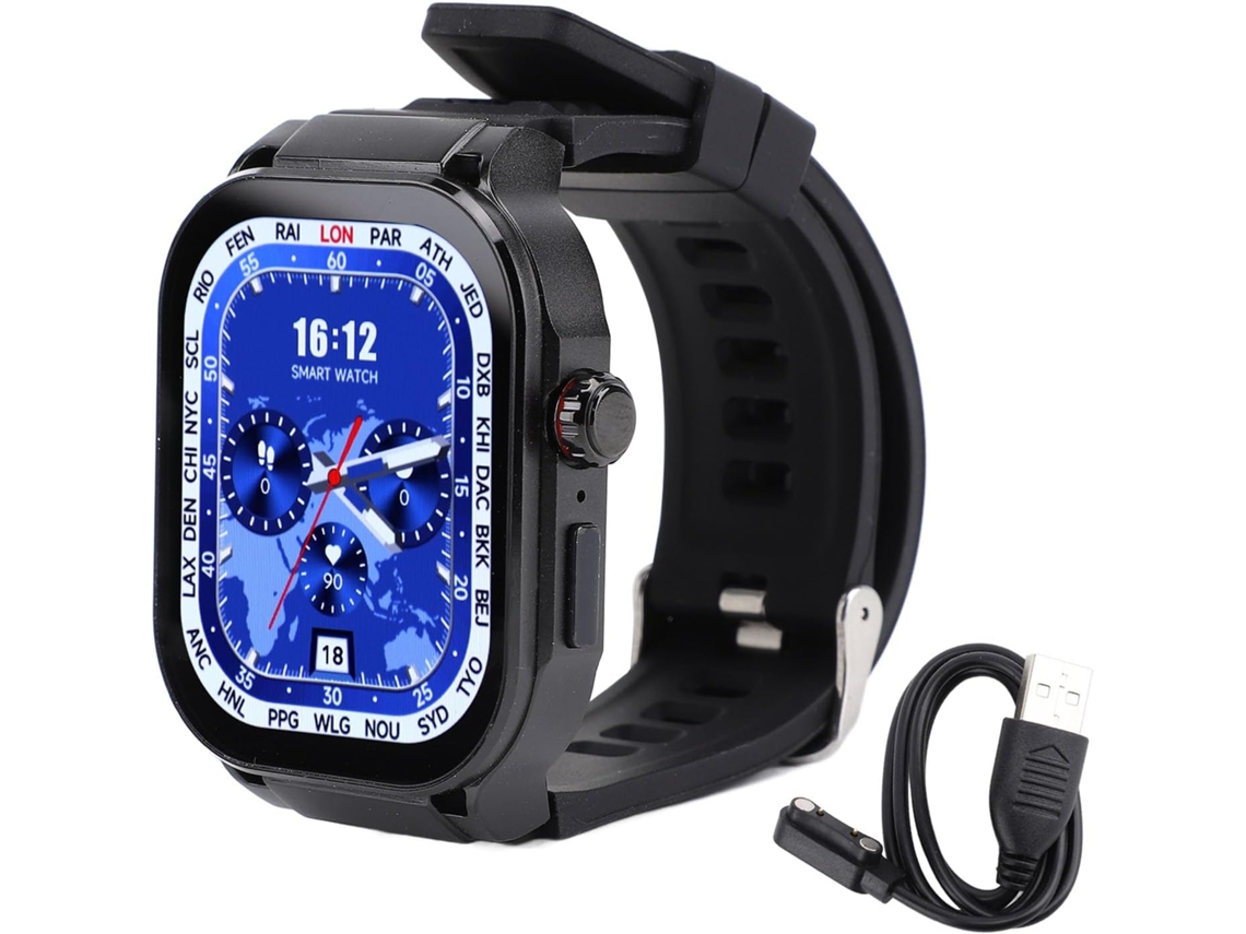 Reloj Deportivo Inteligente Hd De 2,06 Pulgadas Con Batería Y Monitor De Actividad Física.