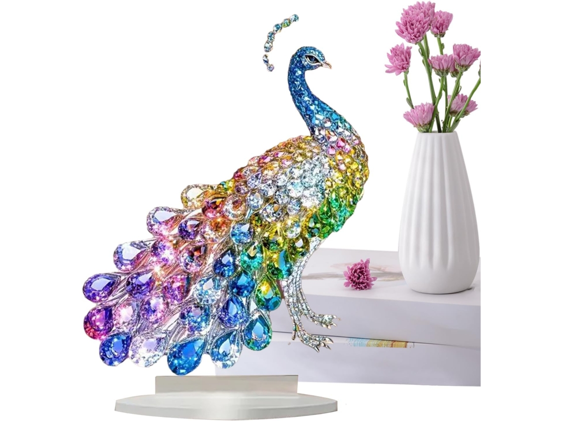 Figuritas De Animales De Acrílico, Árbol Plano, Escritorio, Decoración Del Hogar Para Interiores Y