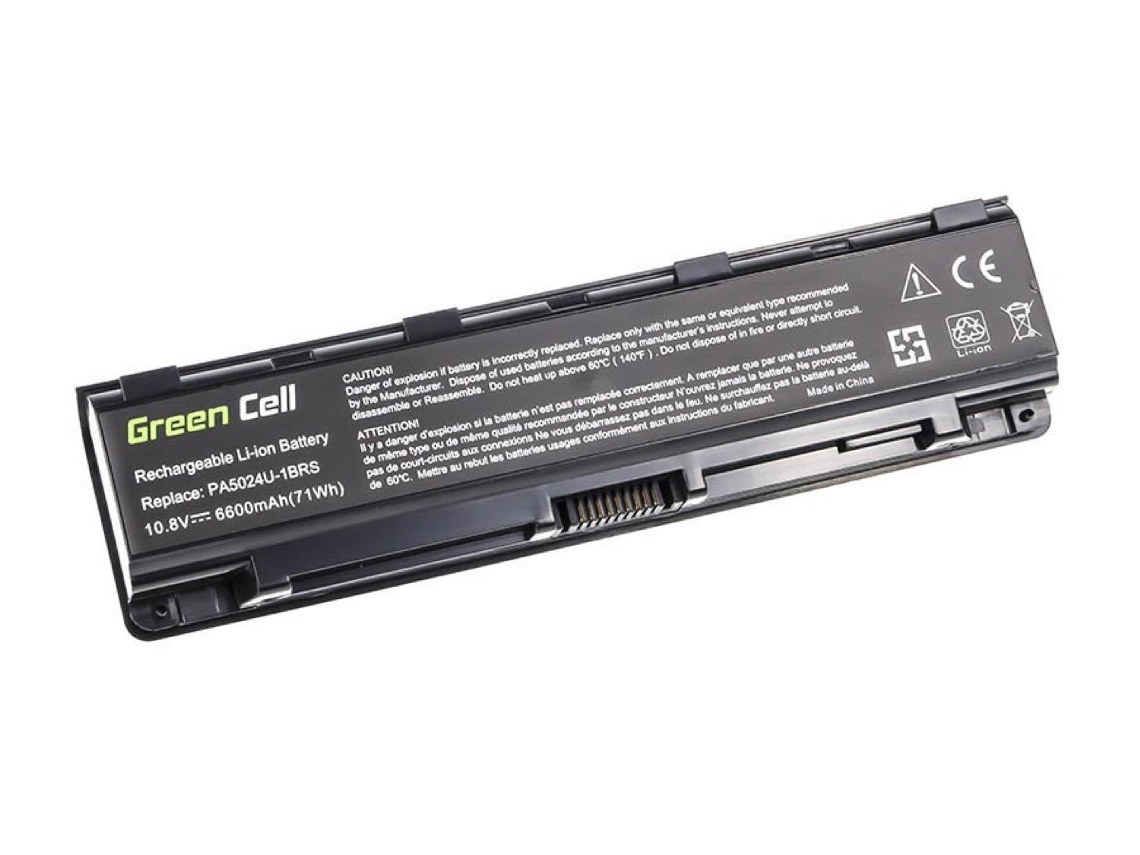 Batería GREEN CELL para Toshiba Satellite C850 C855 C870 L850 L855 Pa5024U-1Brs / 11.1V 6600Mah