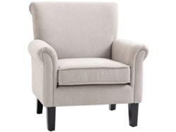 Sillón Nórdico, Reposabrazos, Madera, Poliéster, 79x78x87cm