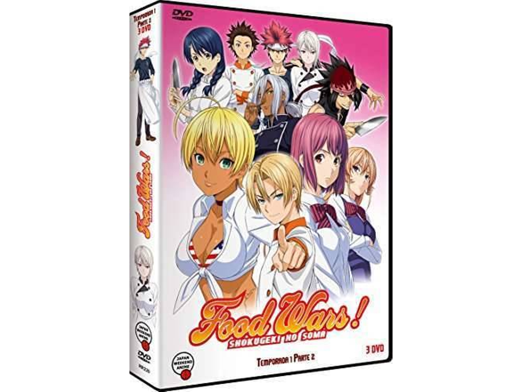 DVD Food Wars - Temporada 1 Parte 2
