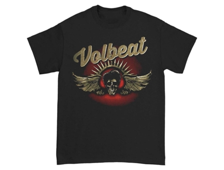 Camiseta ROCKINSTONE Volbeat Dark Skull Wings (XXXL)