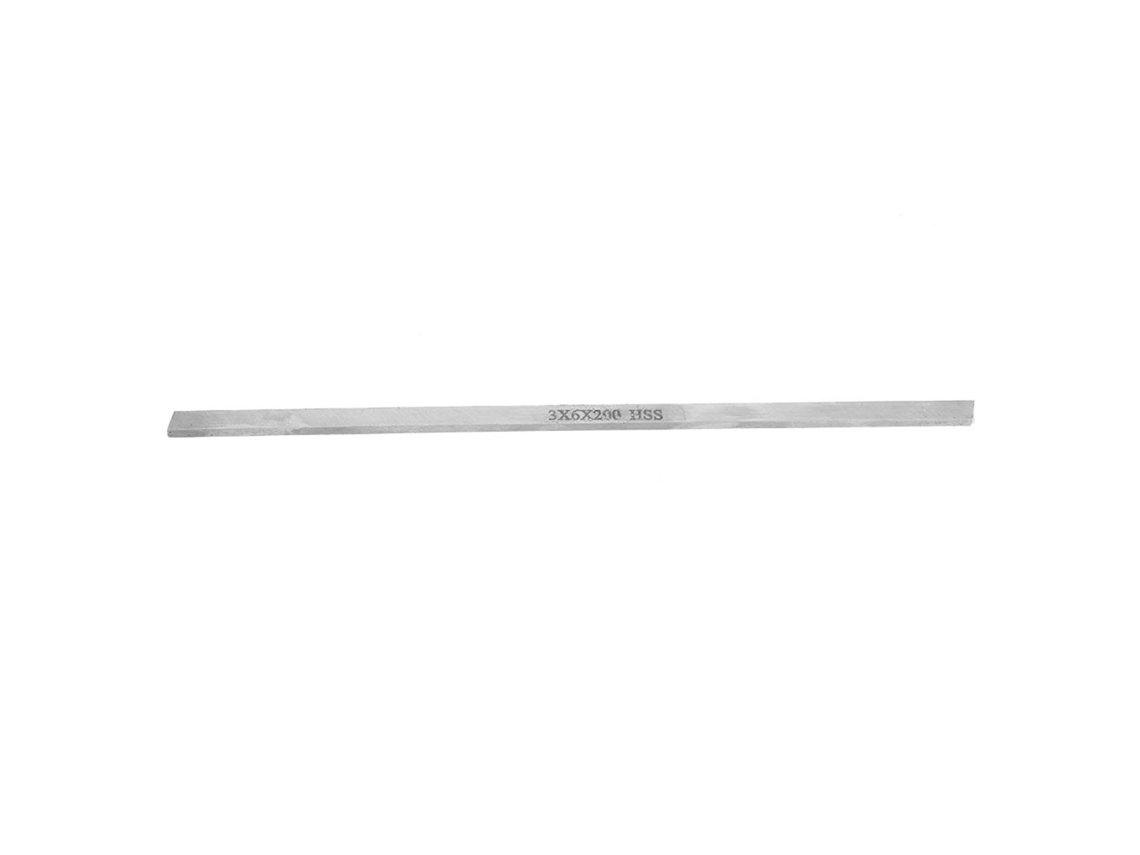 Herramienta De Torneado Hss Acero Alto Rendimiento Barra Cuadrada Acero Blanco (3*6*200mm)