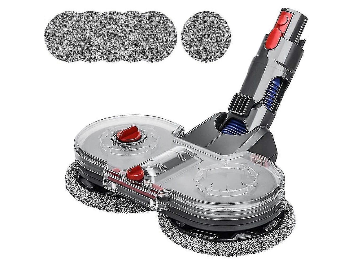 Accesorio de mopa eléctrica para aspiradoras Dyson V7, V8, V10, V11 y V15; mopa y cepillo para limpieza en seco y húmedo Dyson.