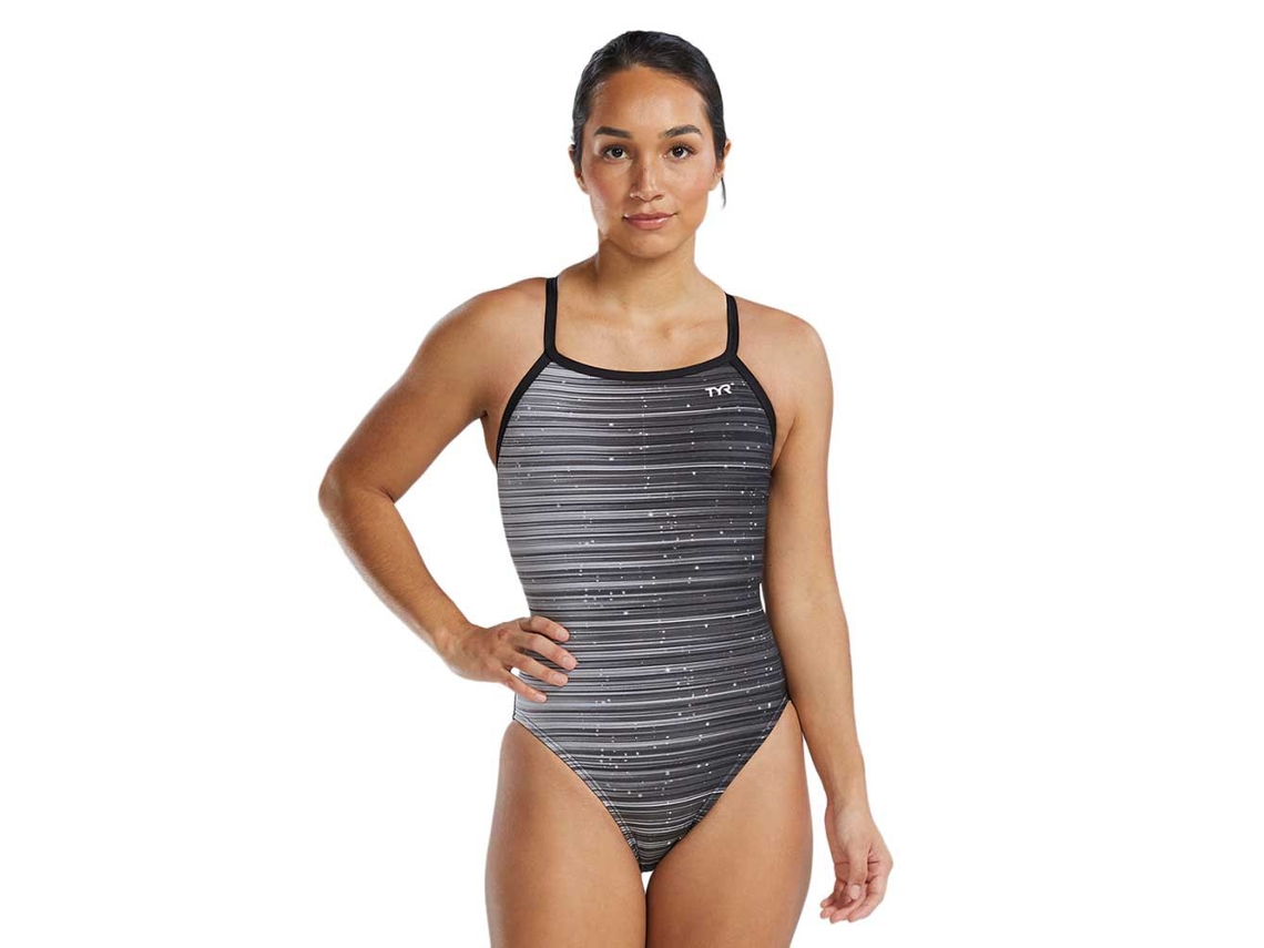 Roupa de Banho Durafast Elite Diamondfit Speedwarp Cinzento 38 Mulhertyr