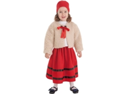 Disfraz de Niña DISFRAZZES Pastora Con Abrigo (Talla: 5 a 7 años)