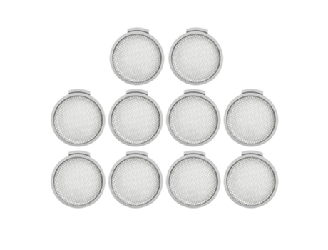 10 peças de filtros hepa para limpador de mão xiaomi roborock h7