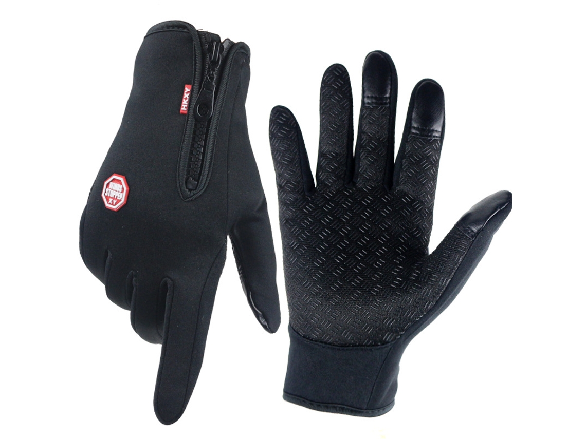 Guantes De Ciclismo De Invierno Con Pantalla Táctil Para Hombre Y Mujer, Cálidos Y Resistentes Al Viento, Color Negro/m Digitallab