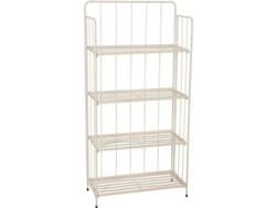 Estanteria Plegable 58x45x118,5 Cm Blanca