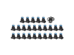 25 interruptores pulsadores con luces para equipos industriales CA 0-240 V