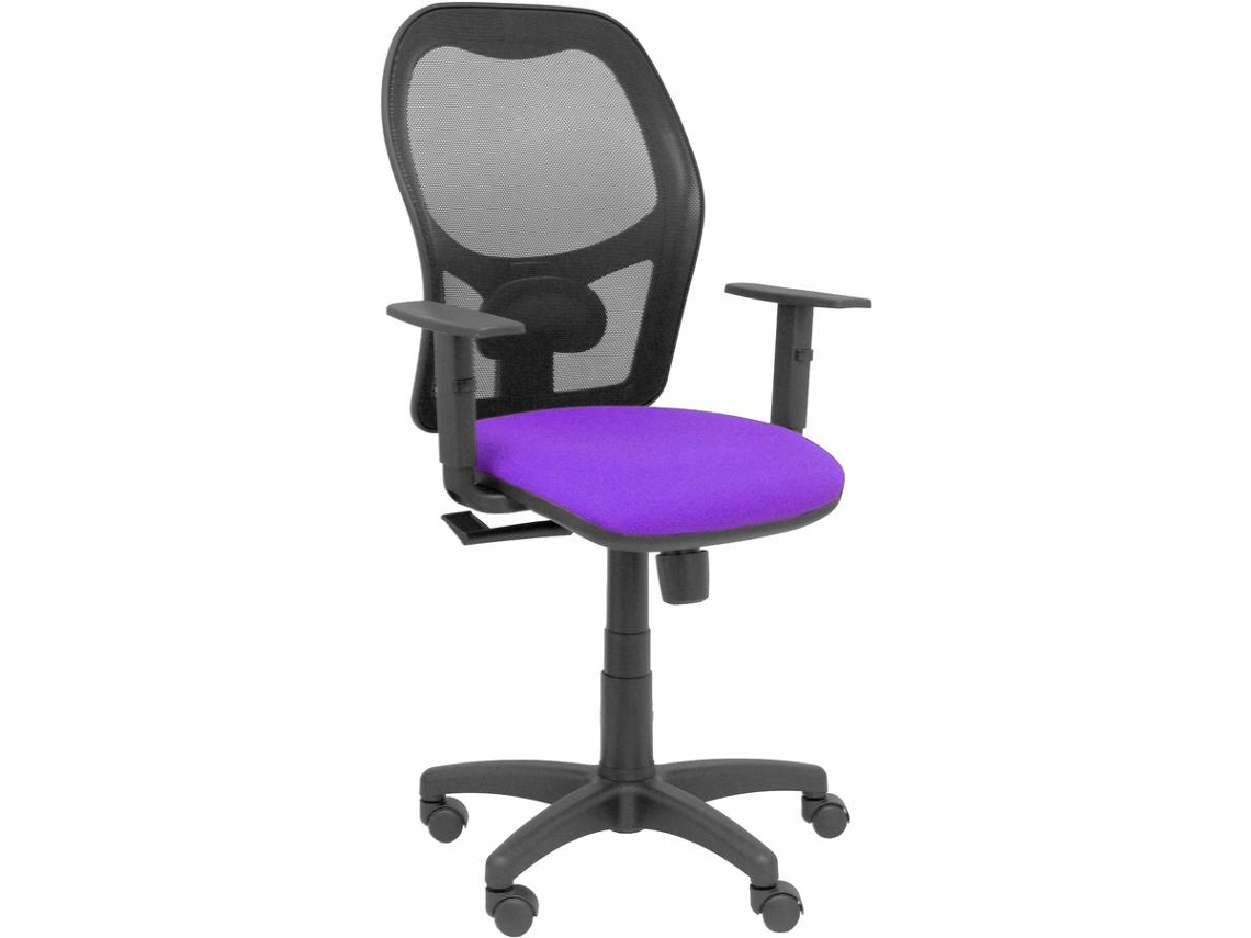 Silla Operativa PYC  Alocén Roxo (Brazos Ajustables - Malla)