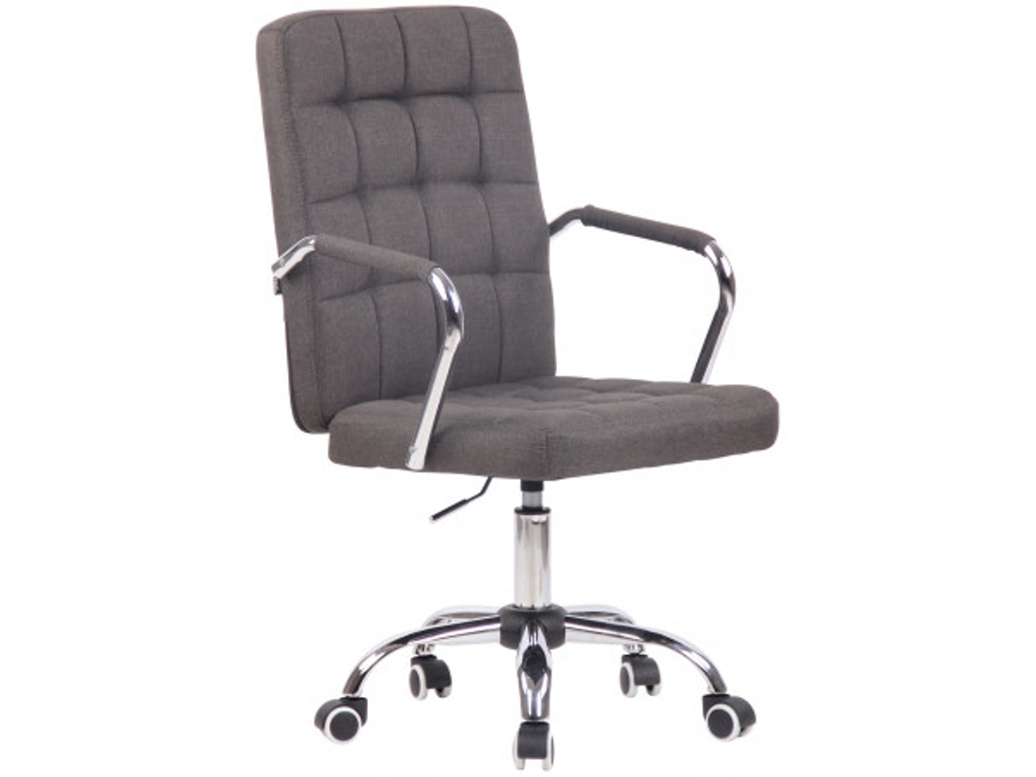 Silla de Escritorio DUDECOR (Acero - Gris)