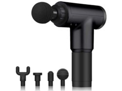 Pistola De Masaje De 6 Velocidades, Masajeador Muscular De Tejido Profundo De Mano Inalámbrico, Recargable (negro)