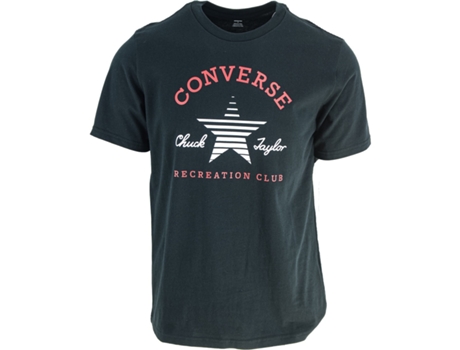 Camiseta Unisex CONVERSE Gf Ret Chk Negro (shoes//eu/S)