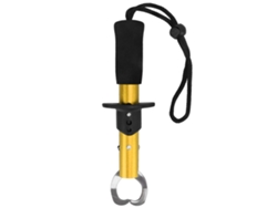 Pinza para labios de pez de acero inoxidable con brazalete dorado