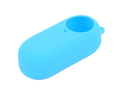 TRUYUETY Funda Protectora de Silicona para Cámara Deportiva Insta360 Go2, Funda Antigolpes y Antirrayas (Azul)