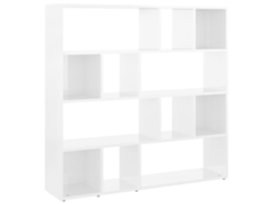 Estantería/separador 105x24x102 cm Blanco Brillo MAISON EXCLUSIVE