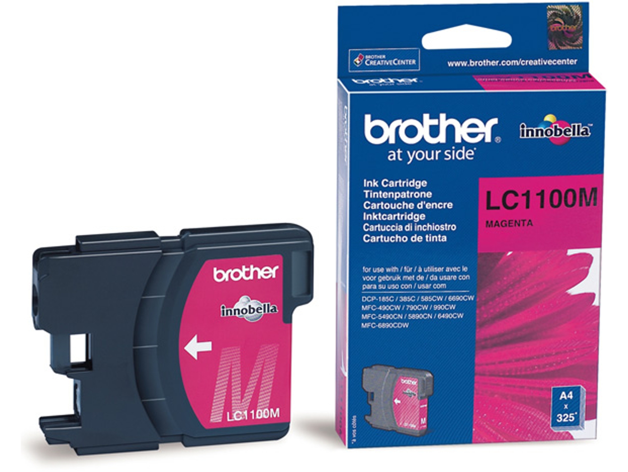 Cartucho de tinta Original BROTHER LC1100M Magenta