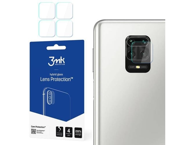Película 3MK Compatible Xiaomi Redmi Note 9 Pro (Protector de Cámara)