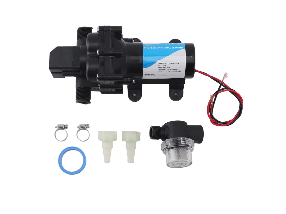 Bomba de agua de transferencia de diafragma eléctrica autocebante de 12 V CC Otra
