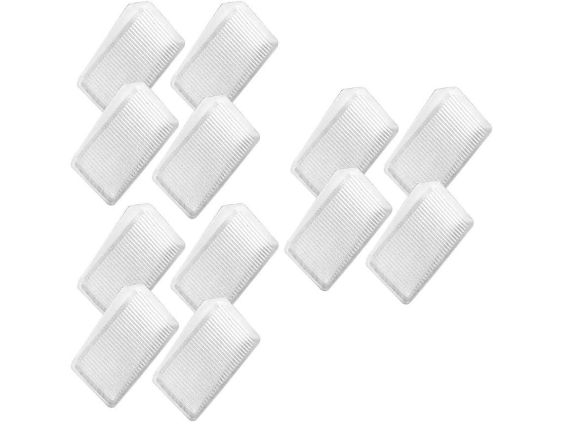 12 12 Puertas, Cuñas De Pvc Transparente Para Muebles, Piezas, Previenen La