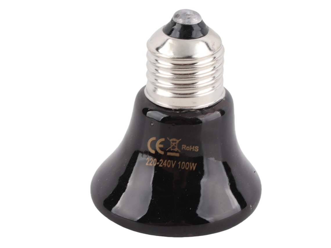 Mini lámpara de calor cerámica infrarroja para reptiles y anfibios, 220V-240V E27