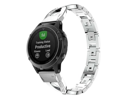 Correa para Garmin Fenix 5X Plus Plateado