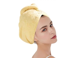 Juego de 3 toallas de secado rápido para el cabello para mujer, toalla turbante absorbente de microfibra Rosewell para un secado rápido.