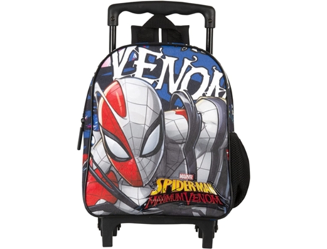 Mochila trolley SPIDERMAN 71309 negro