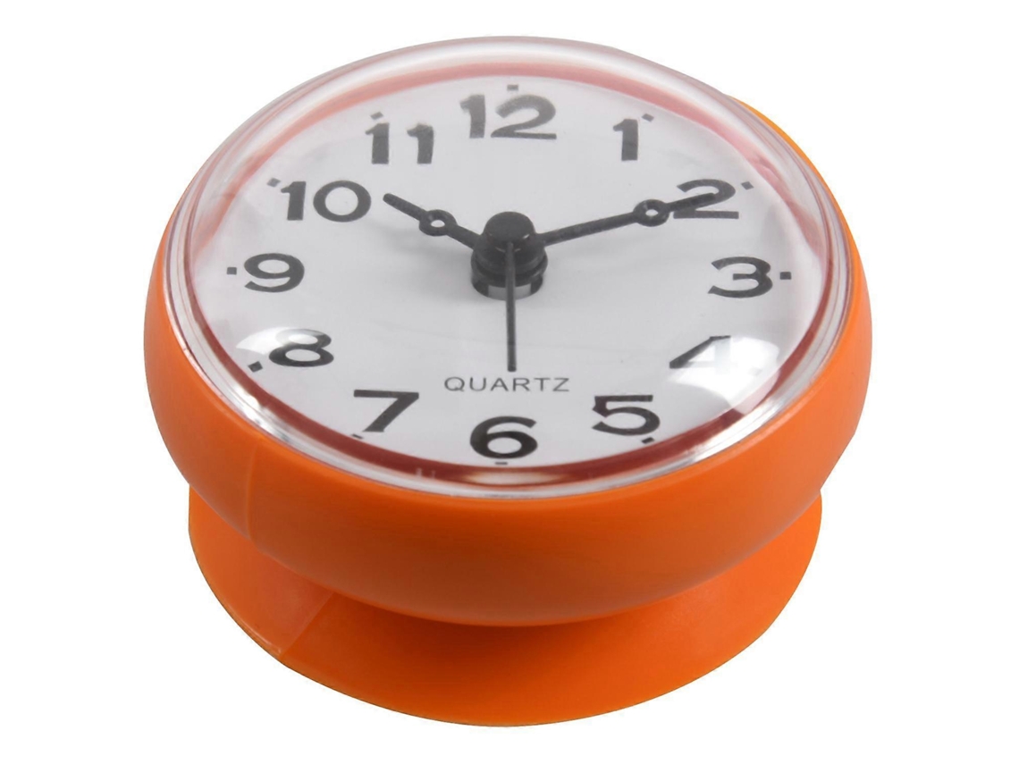 7cm Waterproof Kitchen Bathroom Shower Clock Suction Cup Sucker Wall Green