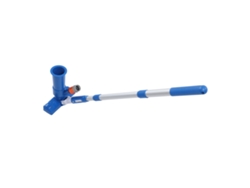 Aspiradora portátil para piscina con pértiga telescópica, fácil de limpiar y con enchufe estadounidense.