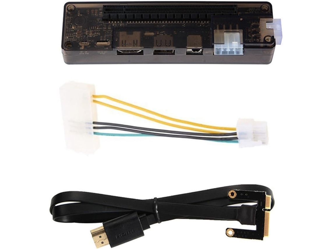 1 Tarjeta Gráfica Externa Para Portátil, Cable De Plástico Mini Pci-e