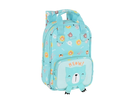 Mochila SAFTA Cat 2022 Azul com Pega 28X20X8 cm 612284765