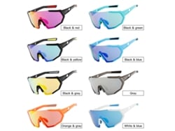 Óculos De Ciclismo Com 2 Lentes Intercambiáveis Uv400 Óculos De Sol Esportivos Mtb Road Bike Golf Running