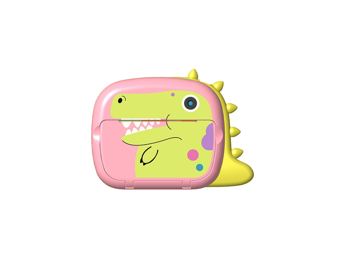 Cámara Instantánea Para Niños, Regalo De Cámara De Juguete Mini Slr - Dinosaurio Rosa CHRUI