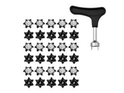 Yncm-clavos Para Zapatos, Tarjeta De Una Palabra, Posición, Clavos, Ayudas De Entrenamiento