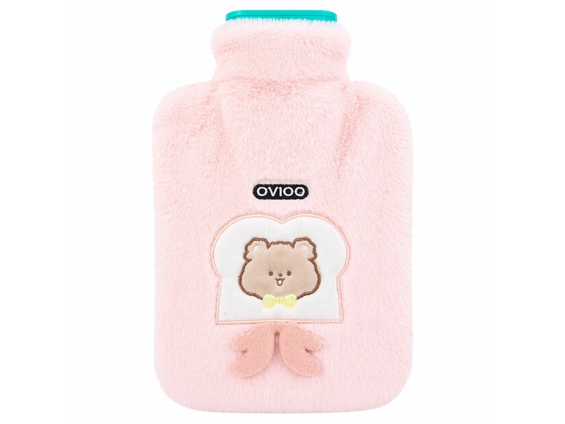 Bolsa De Água Quente Com Forro - Ursinho Bk Rsd-10 Rosa